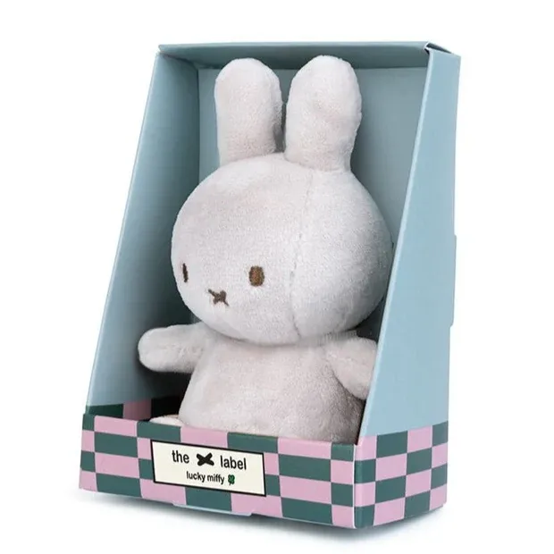 Hase Lucky Miffy Grau in Geschenkbox   - Bon Ton Toys