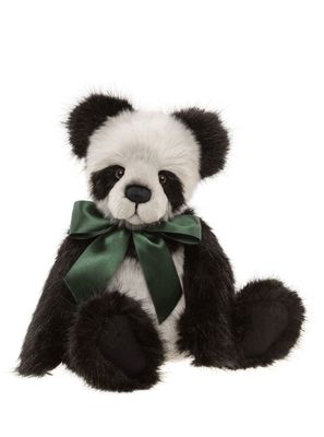 Charlie Bears Davidson Panda Bär schwarz weiß Plüsch 38 cm groß