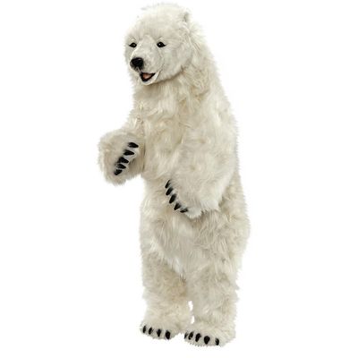 Eisbär stehend - Hansa Creation Hansa Creation Eisbär 100 cm groß aufrecht stehend weiß naturnah Plüschtier Dekoration