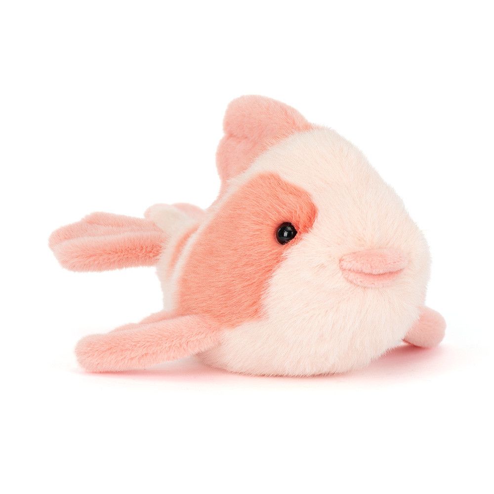 Fisch Koi Fancy Crap - Jellycat Ocean Life Jellycat Fancy Carp KC4F Plüschtier Koi Karpfen orange weiß gemustert elegante lange Flossen