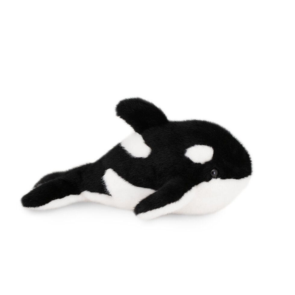 Wal Schwertwal Orange Toys Schwertwal Plüschtier Orca 38 cm lang schwarz weiß kuschelweich Wal Meerestier