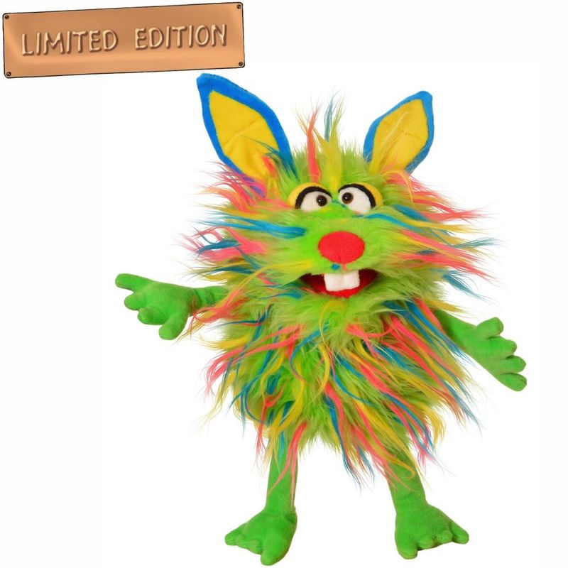 Schnittchen - Monster to go Living Puppets Schnittchen Monster to go Handpuppe limitiert auf 810 Stück farbenfroher Plüschkörper bespielbarer Mund