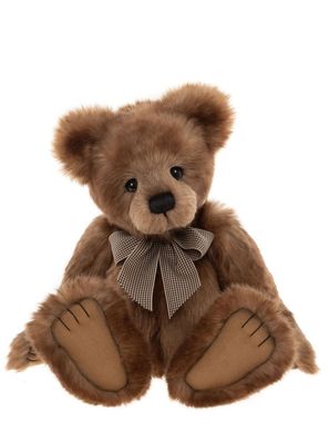 CHARLIE BEARS Bär Griffiths Charlie Bears Griffiths Teddybär schokoladenbraunes extra weiches Plüschfell handgestickte Nase ausdrucksvolle Augen Glocke