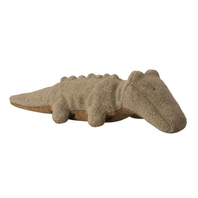Krokodil Safari Friends Mini, Olive - Maileg Maileg Krokodil olivgrün 26 cm groß Stofftier Baumwolle sanfte Zickzack Zacken skandinavisches Kuscheltier Deko