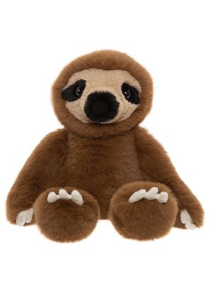 CHARLIE BEARS Faultier Sid - BEAR & ME Charlie Bears Faultier Sid Bear and Me Kuscheltier brauner Plüsch mit weichen Krallen ungegliedert babysicher ab Geburt