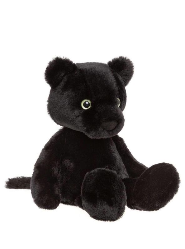 CHARLIE BEARS schwarzer Panther Polly - BEAR & ME Charlie Bears Polly Panther Bear and Me Kuscheltier schwarzer Plüsch ungegliedert babysicher ab Geburt maschinenwaschbar