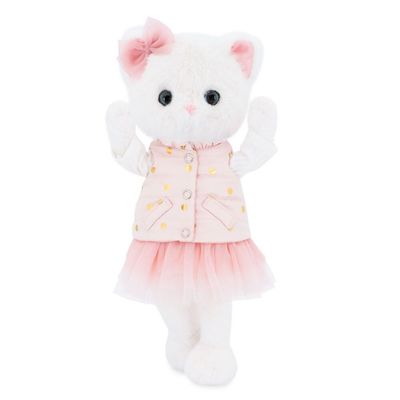Lucky Sophie: Powdery Dreams - Lucky Kitty Lucky Doggy bekleidete Katzenpuppe im Geschenkkarton umgewandelt in Kleiderstange mit Kleiderbügeln Stofftier Puppenset