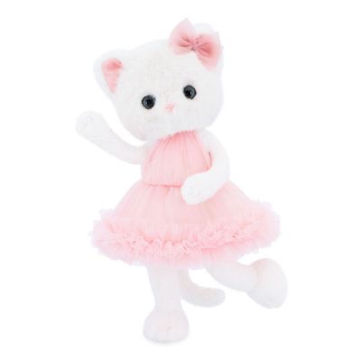Lucky Sophie: Cotton Candy - Lucky Kitty Lucky Doggy bekleidete Katzenpuppe im Geschenkkarton umgewandelt in Kleiderstange mit Kleiderbügeln Stofftier Puppenset