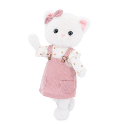 Lucky Sophie: Spring Melody - Lucky Kitty Lucky Doggy bekleidete Katzenpuppe im Geschenkkarton umgewandelt in Kleiderstange mit Kleiderbügeln Stofftier Puppenset