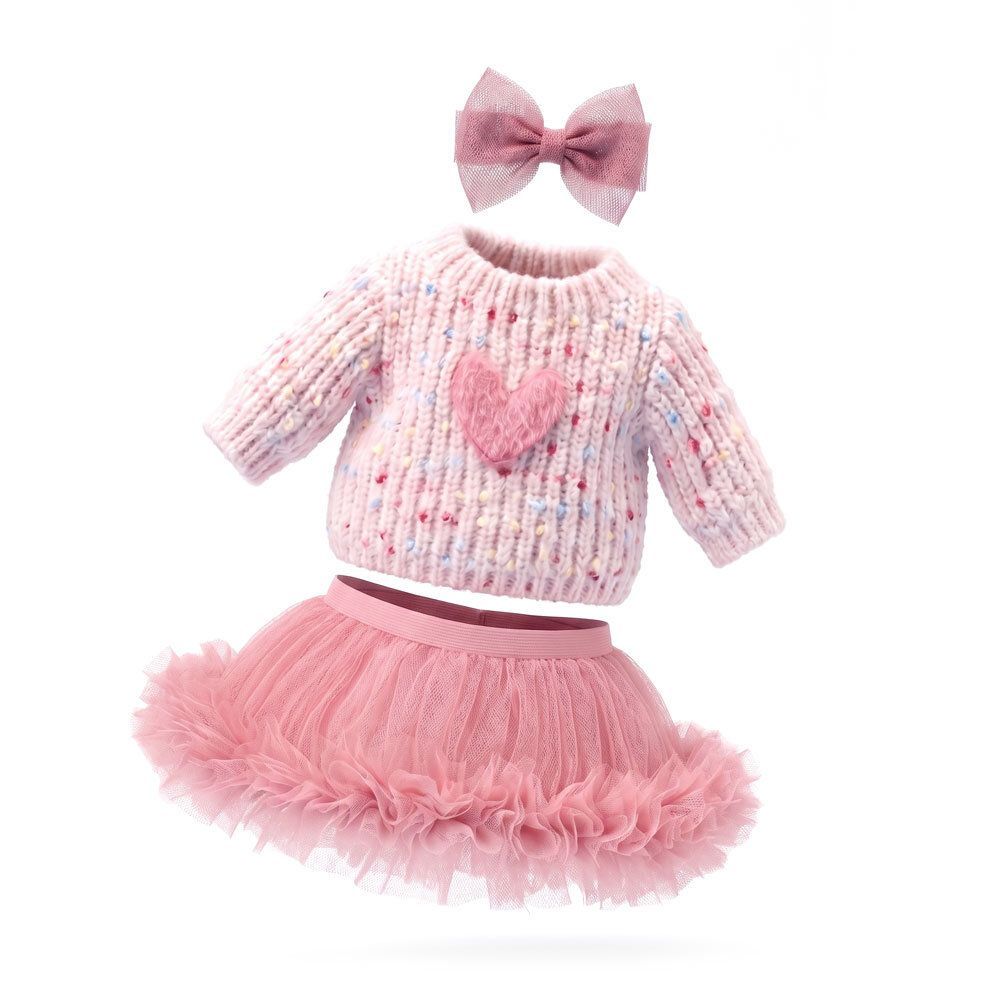 Kleidung: Tender Charm - Lucky Kitty Lucky Kitty Katzenpuppe Wechselkleidung Puppenkleid und Hose Puppen-Zubehör zum Umziehen Stoffkleidung für Katzenpuppe