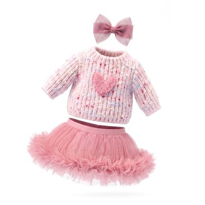 Kleidung: Tender Charm - Lucky Kitty Lucky Kitty Katzenpuppe Wechselkleidung Puppenkleid und Hose Puppen-Zubehör zum Umziehen Stoffkleidung für Katzenpuppe