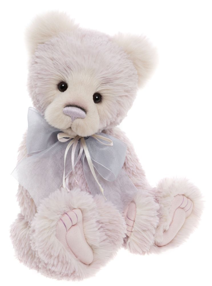 CHARLIE BEARS Bär Maisie-Belle Charlie Bears Maisie-Belle rosa Sammlerbär seidenweiches Plüschfell vollgegliederter Teddybär mit handgestickter Nase
