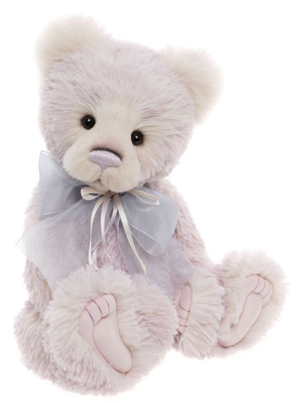 CHARLIE BEARS Bär Maisie-Belle Charlie Bears Maisie-Belle rosa Sammlerbär seidenweiches Plüschfell vollgegliederter Teddybär mit handgestickter Nase