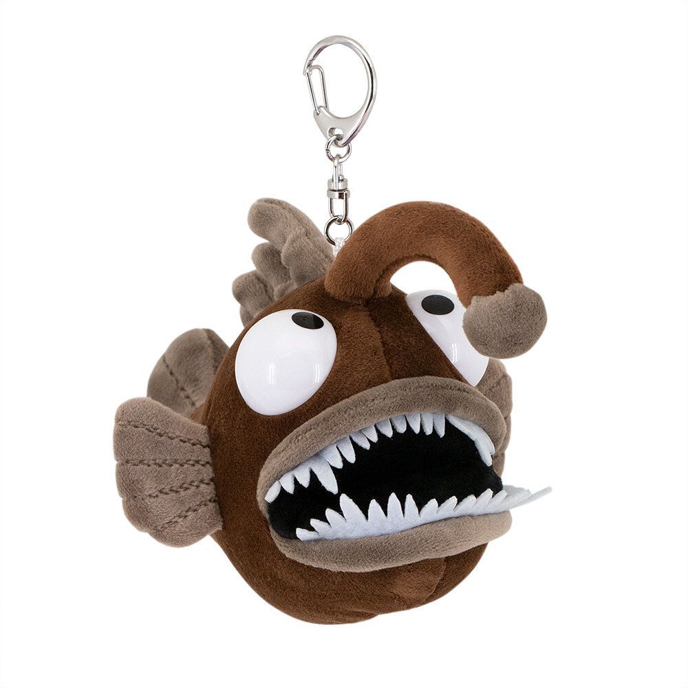 Taschenanhänger Anglerfisch - Orange Toys Orange Toys Anglerfisch Taschenanhänger Plüsch Schlüsselanhänger Mini Stofftier Tiefseefisch mit Angel für Rucksack