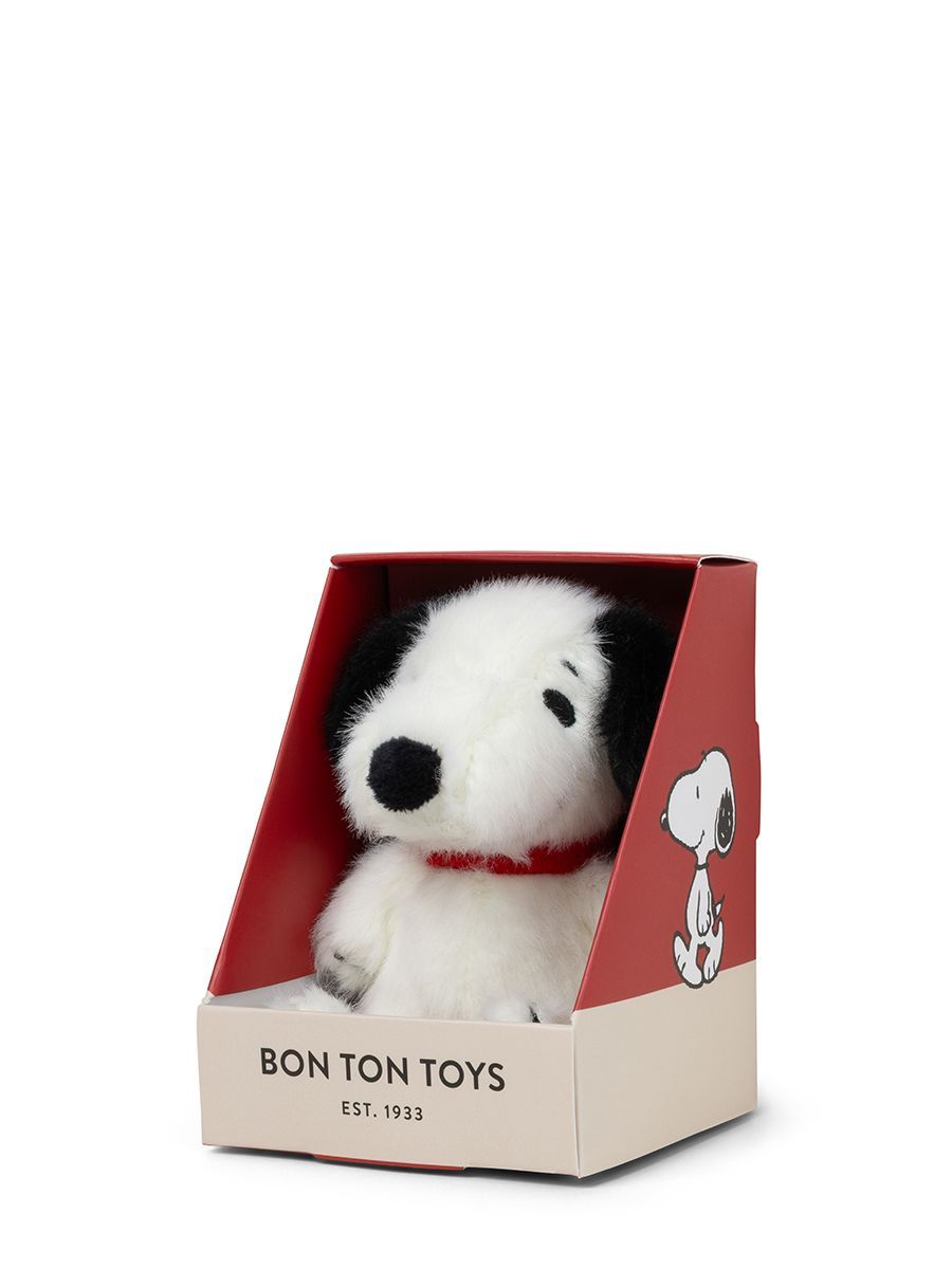 Peanuts Hund Snoopy Fuzzy - Bon Ton Toys Bon Ton Toys Peanuts Hund Snoopy Fuzzy 10 cm weiches Plüschtier im verpackten Geschenkkarton
