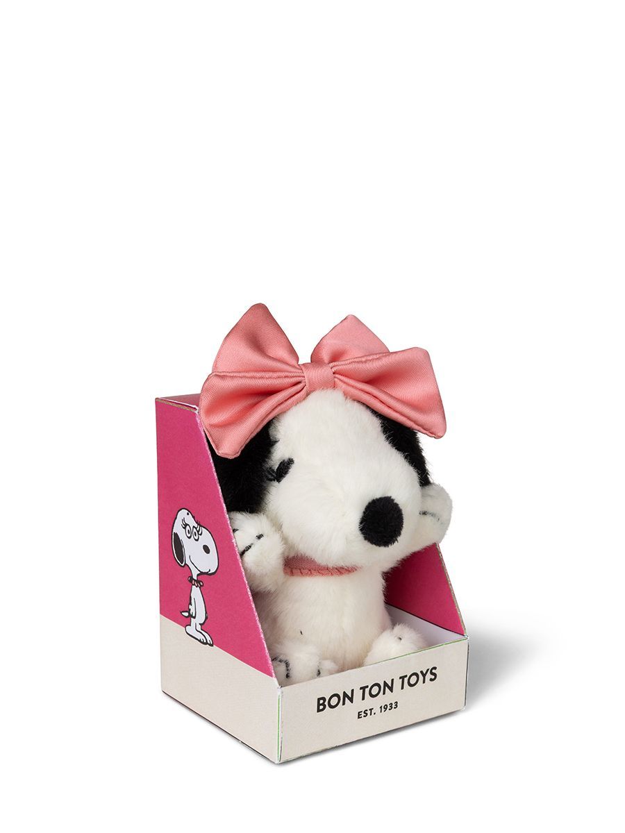 Peanuts Hund Snoopy Lucky Belle Fuzzy - Bon Ton Toys Bon Ton Toys Peanuts Hund Snoopy Lucky Belle Fuzzy 10 cm weiches Plüschtier im verpackten Geschenkkarton