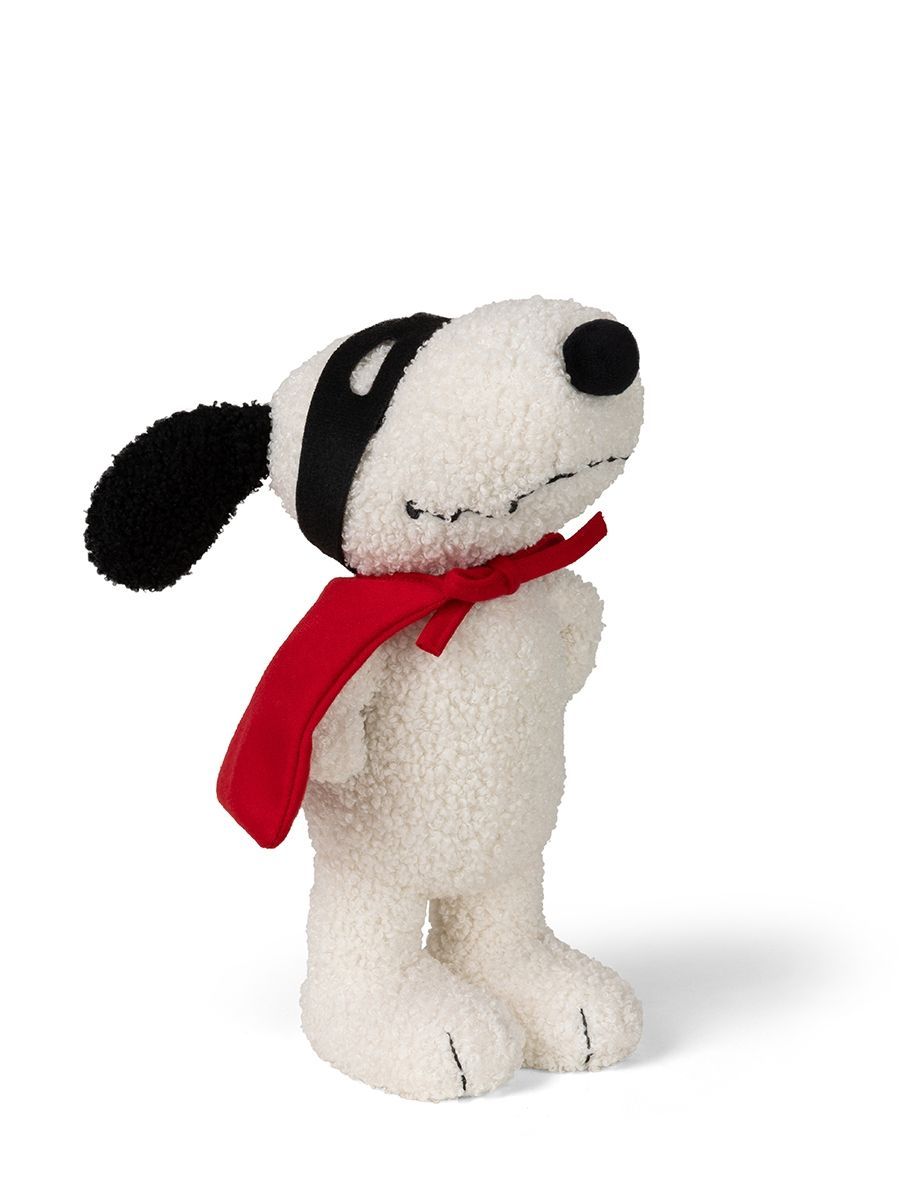 Peanuts Hund Snoopy Super Held - Bon Ton Toys Bon Ton Toys Super Hero Snoopy ECO Tiny Teddy nachhaltiges Peanuts Plüschtier aus recyceltem Material Stoffhund