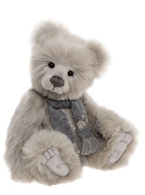 Charlie Bears Elf Dust Plüschbär mit schimmernden Glitzerfäden im Plüschfell und handgestickter Nase 