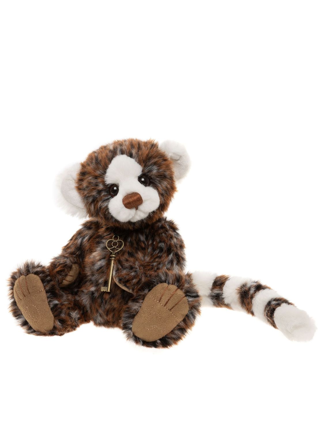 CHARLIE BEARS Key Monster Charlie Bears Key Monster Plüsch Fabelwesen aus der Monsterology Serie mit filigraner Schlüssel Kette um den Hals