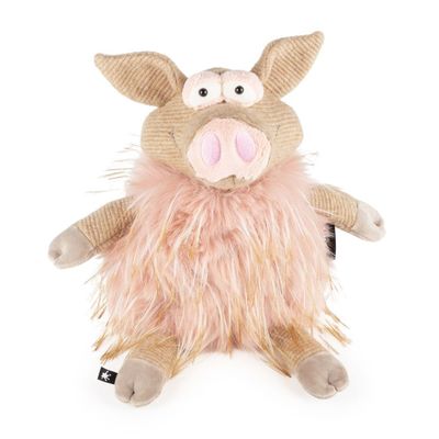 Schwein Spot Hog - BeastsTown sigikid BEASTS Spot Hog rosa wuschliges Plüsch Schwein sitzend mit Zottelfell und drolligem Rüssel