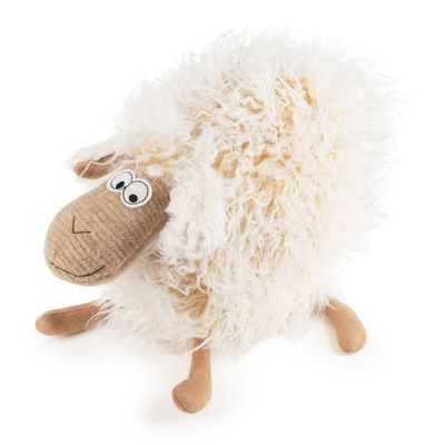 Schaf Wish Moppel - BeastsTown sigikid BEASTS Wisch Moppel weiß creme zotteliges Plüsch Schaf sitzend mit wuscheligem Fell und drolligen Ohren