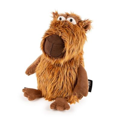 Capybara Smokey Jack - BeastsTown sigikid BEASTS Smokey Jack braunes Plüsch Capybara sitzend mit stoischem Blick und drolligen kleinen Ohren