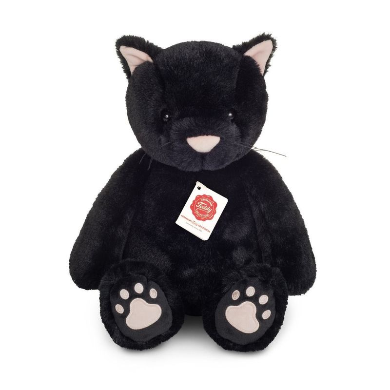 Katze Tilly Schlenkerkatze - Hermann Teddy Hermann Teddy Schlenkerkatze Tilly aus weichem schwarzen Plüsch mit langen Schlenkerbeinen und süßem Katzen-Gesicht