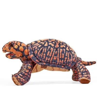 Schildkröte Dosenschildkröte - Folkmanis Folkmanis Handpuppe Dosenschildkröte aus strukturiertem Stoff mit lebensecht gemustertem Panzer