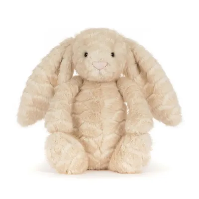 Hase Franilla Luxe Bunny - Bashful Bunnies Jellycat Luxe Bunny Franilla Hase aus seidenweichem cremefarbenem Luxus-Plüsch mit extra langen Schlappohren