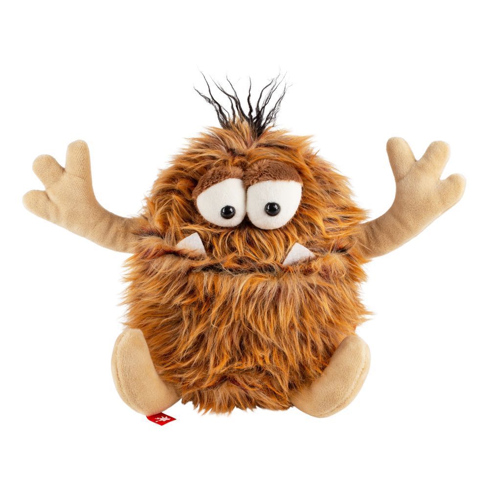 Monster Fenno, Sicherheit & Geborgenheit, Die Monstronauten - sigikid sigikid Monster Fenno aus der Serie Die Monstronauten aus weichem braunem Wuschelplüsch mit großen freundlichen Googly-Augen