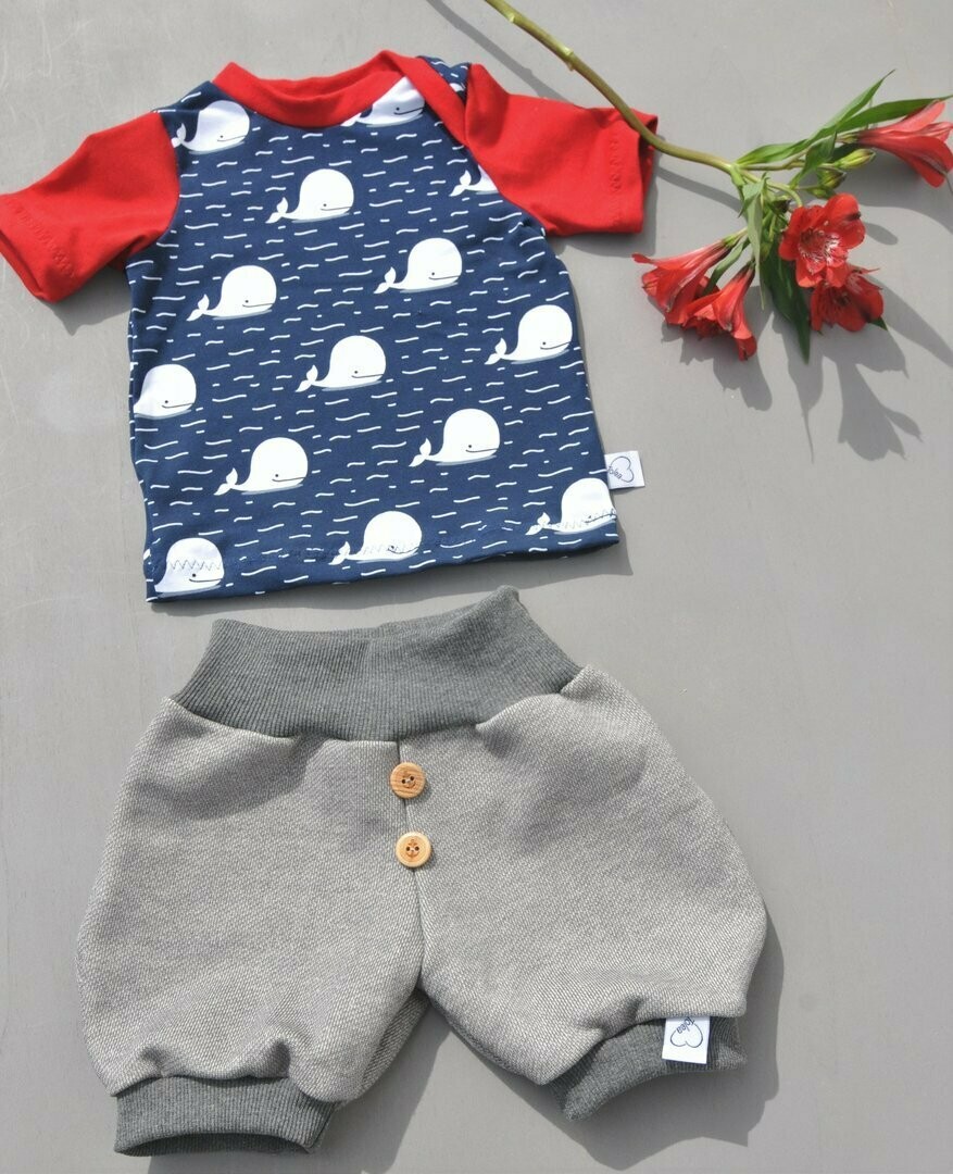 #Sale Sofortkauf Set T-Shirt Wal mit kurzer Hose Gr.74
