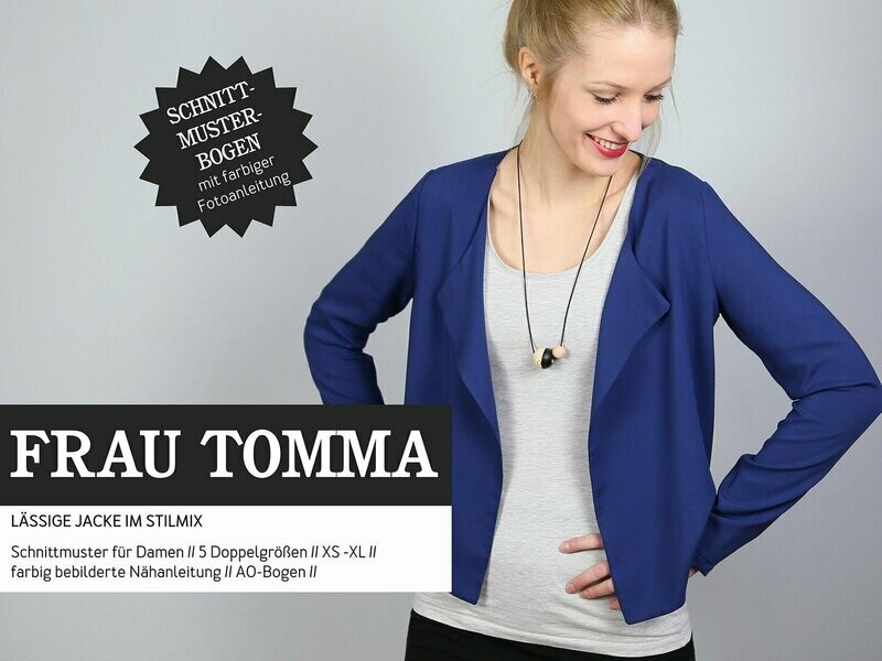 FRAU TOMMA • Jacke Stilmix, PAPIERSCHNITT