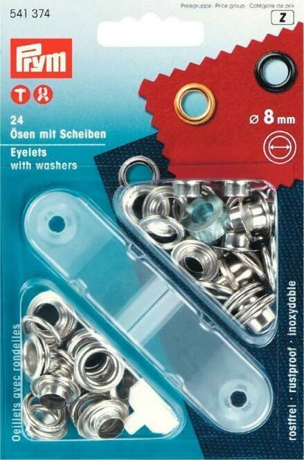 Prym Ösen mit Scheiben 8mm
