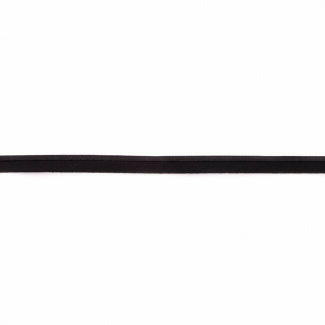 Elastisches Paspelband Schwarz