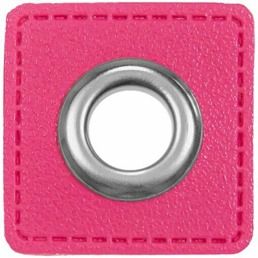Ösen Patches für Kordeln Pink