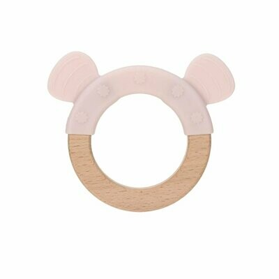 LÄSSIG "GREIFLING MIT BEISSHILFE - TEETHER RING, LITTLE CHUMS Mouse"