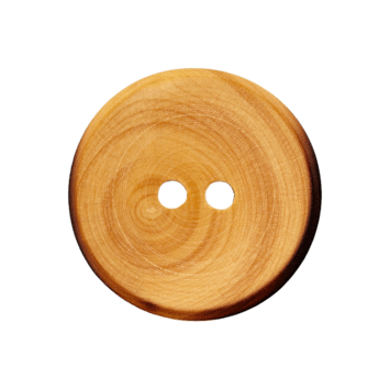 Holzknopf, 2-Loch 12 mm 