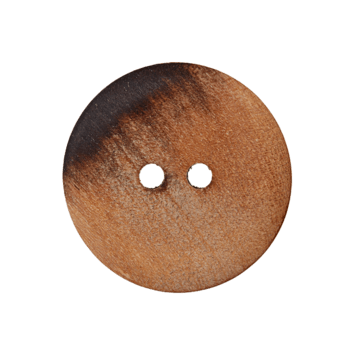Holzknopf, 2-Loch 28 mm 
