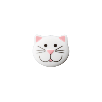 Polyesterknopf Öse Katze 20 mm 