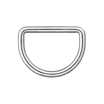 Metall D-Ring 30 mm Silber