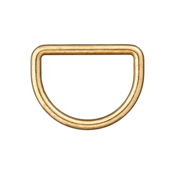 Metall D-Ring 25 mm Gold