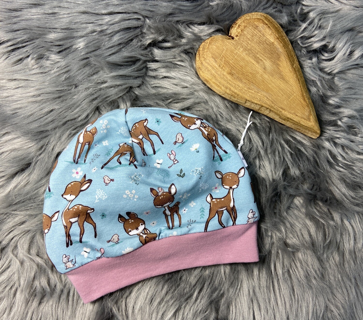 Sofortkauf Winter Mütze Rehkitz KU: 50/52 cm