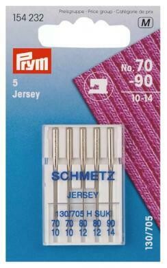 Schmetz/Prym Nähmaschinennadeln 130/705 "Jersey" 70-90 