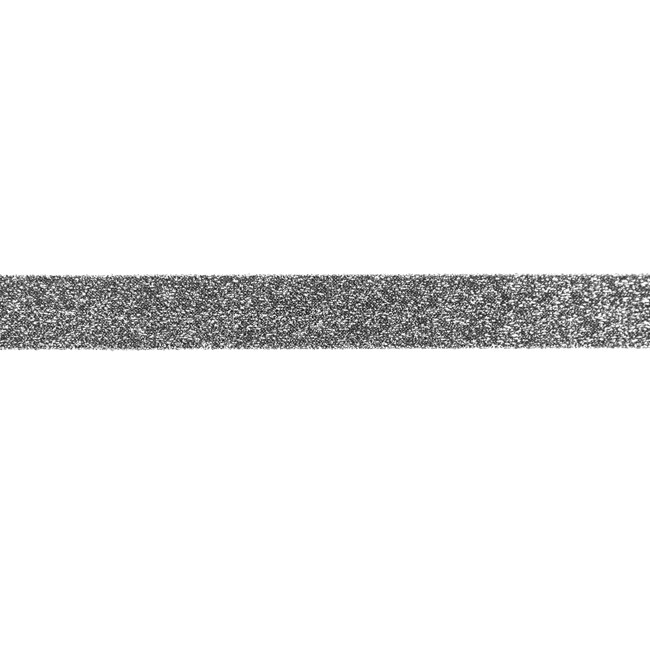 Einfassband Blingbling Silber Meterware