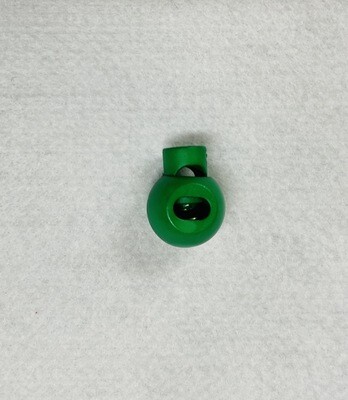 Kordelstopper 1-loch KST 18mm rund grün
