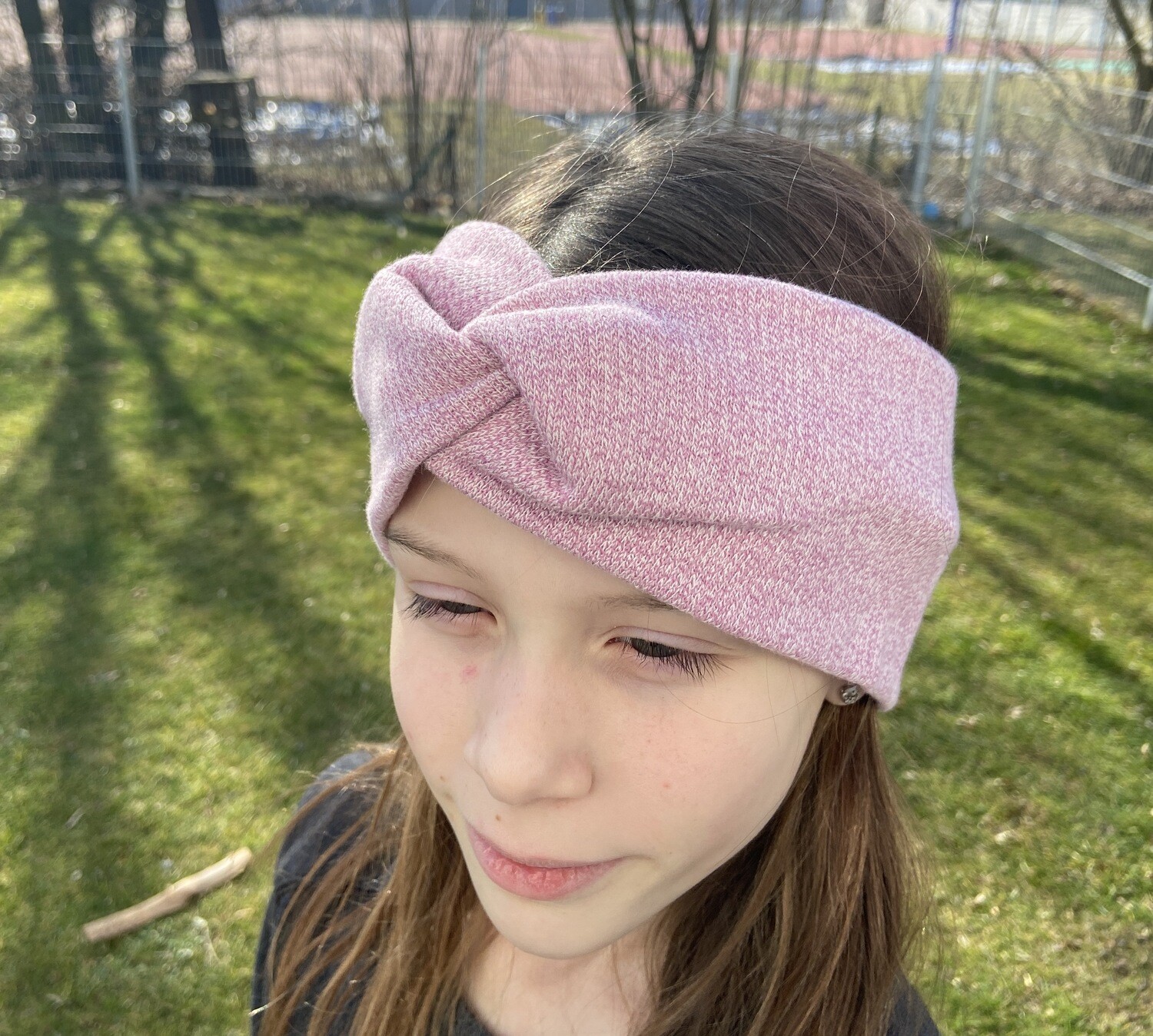 Knoten Stirnband Rosa 