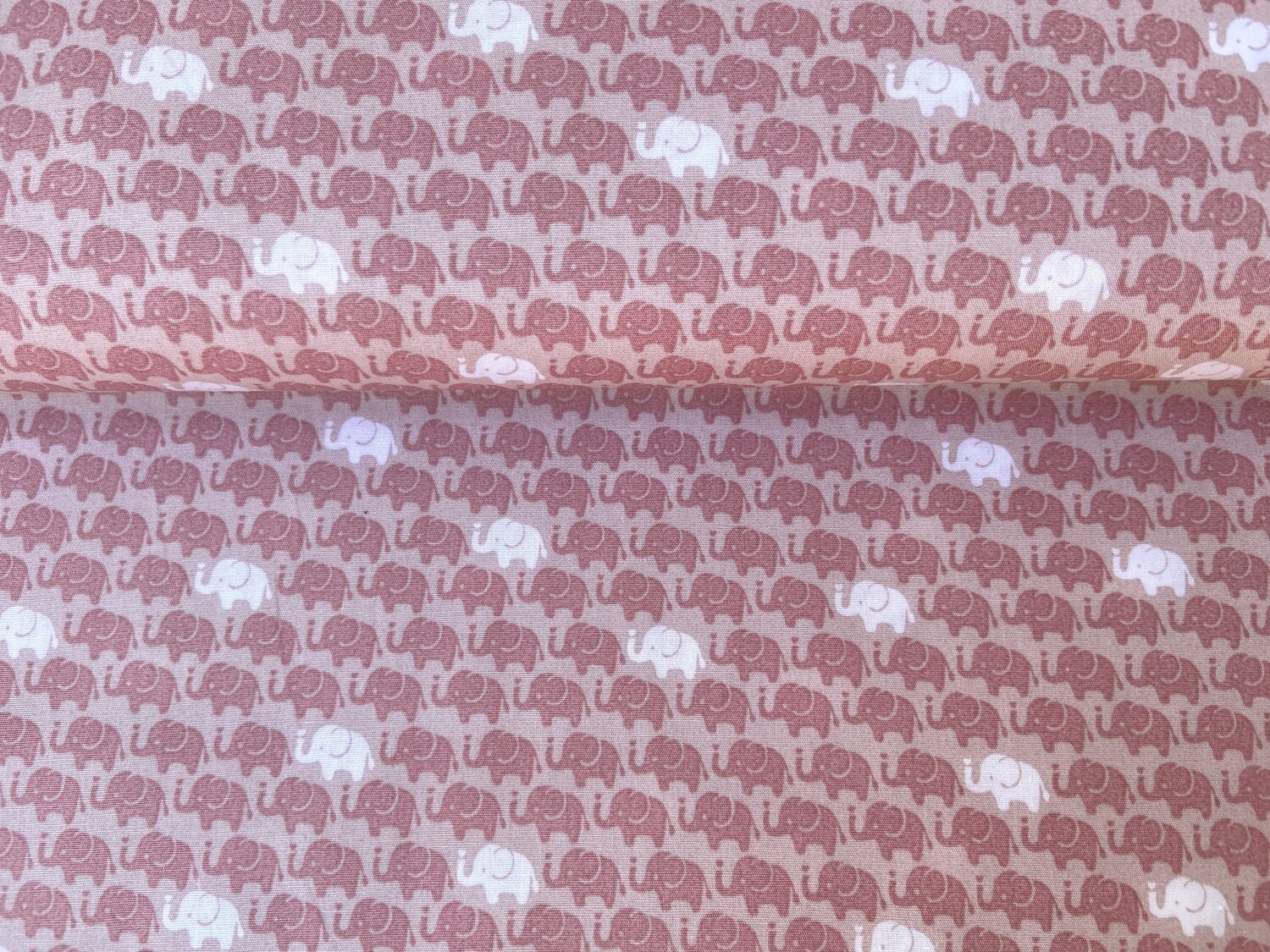 Baumwolle Elefanten Rosa