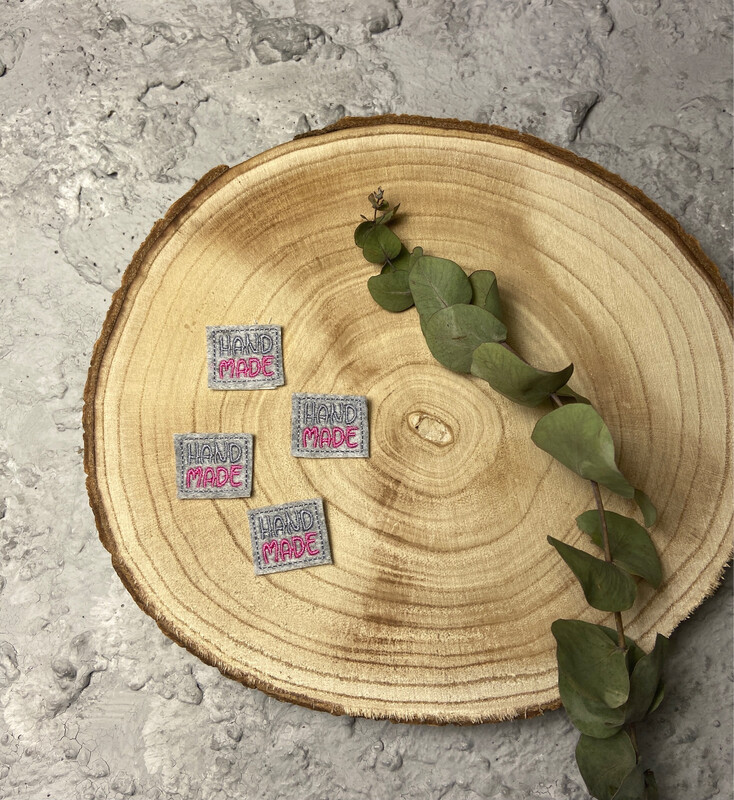 Labels Handmade Pink 
