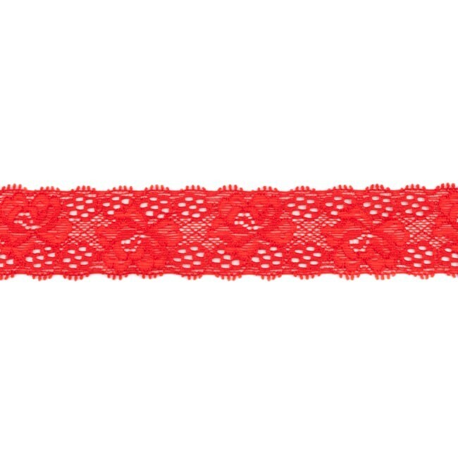 Spitze elastisch 35 mm Rot