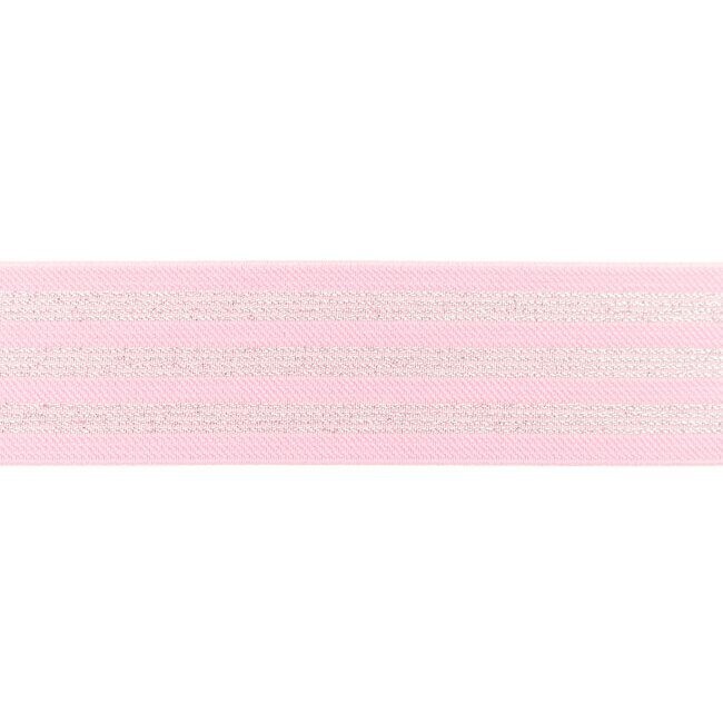 Gummi Glitzer Rosa 4 cm